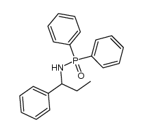 N-(1-phenylpropyl)-diphenylphosphinamide Structure