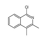 1-chloro-3,4-dimethyl-isoquinoline结构式