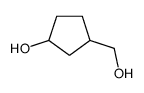 3-(hydroxymethyl)cyclopentan-1-ol结构式