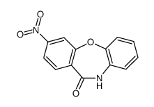 3-nitrobenzo[b,f][1,4]oxazepin-11(10H)-one结构式