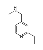 4-Pyridinemethanamine,2-ethyl-N-methyl-(9CI)结构式
