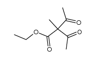 2-acetyl-2-methyl-3-oxo-butyric acid ethyl ester结构式