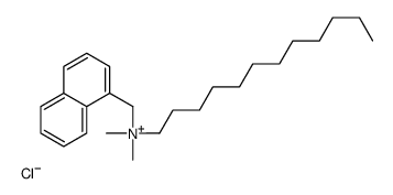 dodecyl-dimethyl-(naphthalen-1-ylmethyl)azanium,chloride结构式
