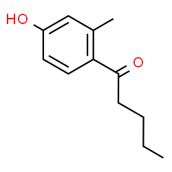 1-(4-Hydroxy-2-methylphenyl)-1-pentanone结构式