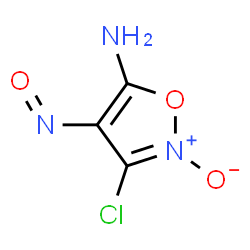 Isoxazole, 5-amino-3-chloro-4-nitroso-, 2-oxide (7CI,8CI) Structure