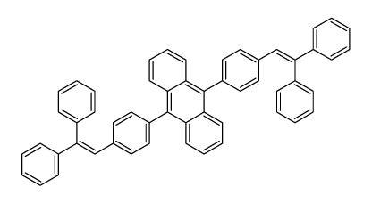 9,10-bis[4-(2,2-diphenylethenyl)phenyl]anthracene结构式