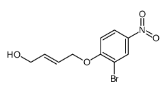 4-(2-bromo-4-nitrophenoxy)but-2-en-1-ol结构式