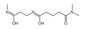 N',N'-dimethyl-N-[3-(methylamino)-3-oxopropyl]pentanediamide结构式