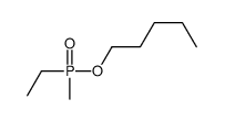 1-[ethyl(methyl)phosphoryl]oxypentane Structure