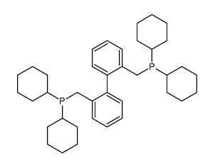 dicyclohexyl-[[2-[2-(dicyclohexylphosphanylmethyl)phenyl]phenyl]methyl]phosphane Structure