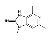 2-AMINO-1,4,6-TRIMETHYLIMIDAZO(4,5-C)PYRIDINE结构式