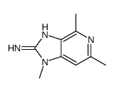 2-AMINO-1,4,6-TRIMETHYLIMIDAZO(4,5-C)PYRIDINE structure