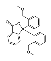 3,3-bis[2-(methoxymethyl)phenyl]-2-benzofuran-1-one Structure