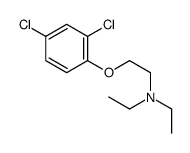 2-(2,4-dichlorophenoxy)-N,N-diethylethanamine结构式