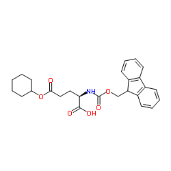 FMOC-D-GLU(OCHX)-OH结构式