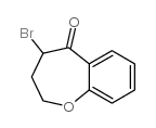 4-Bromo-3,4-dihydro-2H-benzo[b]oxepin-5-one Structure