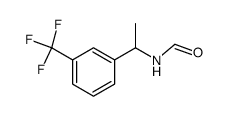 N-formyl-1-(3-trifluoromethylphenyl)ethylamine结构式