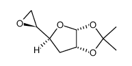 5,6-anhydro-3-deoxy-1,2-O-isopropylidene-α-D-ribohexofuranose结构式