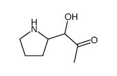 2-Propanone, 1-hydroxy-1-(2-pyrrolidinyl)- (9CI) Structure