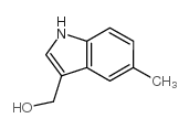 (5-甲基-1H-吲哚-3-基)甲醇结构式