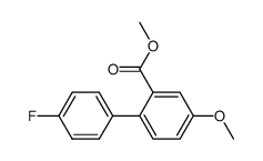 methyl 4'-fluoro-4-methoxy-[1,1'-biphenyl]-2-carboxylate Structure