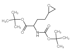 TERT-BUTYL 2-((TERT-BUTOXYCARBONYL)AMINO)-4-(OXIRAN-2-YL)BUTANOATE Structure