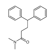 N,N-dimethyl-4,4-diphenylbutanamide结构式