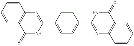 2,2'-(1,4-phenylene)bis(quinazolin-4(3H)-one)结构式