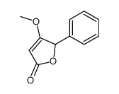2(5H)-Furanone, 4-methoxy-5-phenyl-结构式