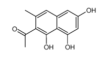 2-Acetyl-3-methylnaphthalene-1,6,8-triol结构式