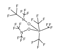 bis{bis(trifluoromethyl)aminooxy}-tris(trifluoromethyl)phosphorane结构式