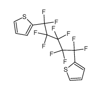 2,2'-(1,1,2,2,3,3,4,4,5,5-Decafluoro-1,5-pentanediyl)bisthiophene Structure