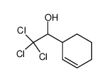 2,2,2-trichloro-1-(cyclohex-2-enyl)ethanol结构式