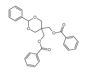 5,5-bis-benzoyloximethyl-2-phenyl-[1,3]dioxane结构式