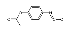 4-acetoxyphenyl isocianate Structure