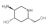 2-Piperidinemethanol,5-amino-4-hydroxy-,(2S,4S,5S)-(9CI)结构式