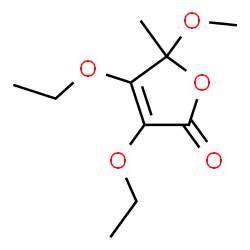 2(5H)-Furanone,3,4-diethoxy-5-methoxy-5-methyl-(9CI) structure
