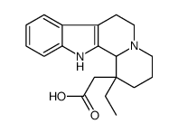 14,15-Dihydro-1,14-secoeburnamenin-14-oic acid Structure