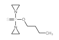 Phosphinothioic acid,bis(1-aziridinyl)-, O-butyl ester (6CI,7CI,8CI)结构式