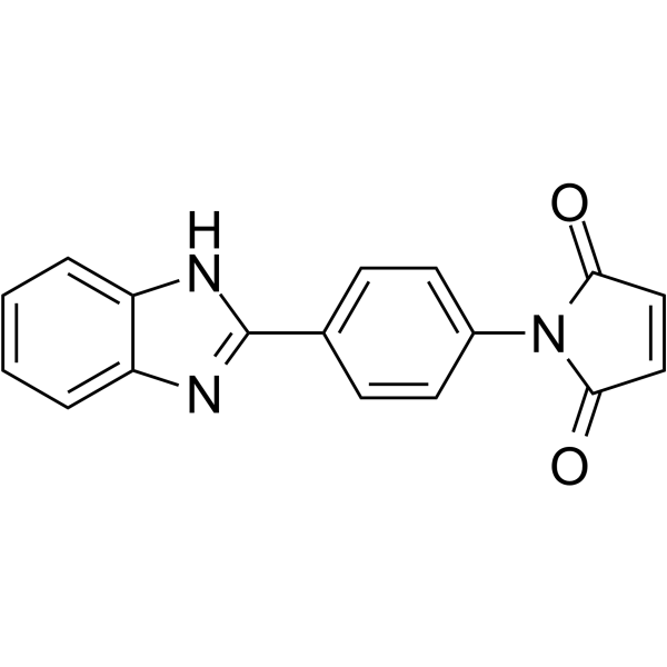 N-(4-(2-benzimidazolyl)phenyl)maleimide Structure
