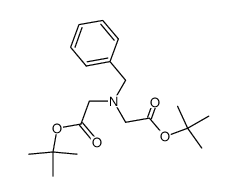 di-tert-butyl (N-benzyl-3-aza)glutarate结构式