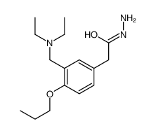 2-[3-(diethylaminomethyl)-4-propoxyphenyl]acetohydrazide Structure