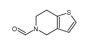 5-formyl-4,5,6,7-tetrahydrothieno[3,2-c]pyridine结构式