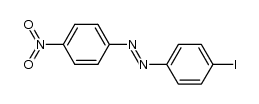 1-(4-iodophenyl)-2-(4-nitrophenyl)diazene结构式