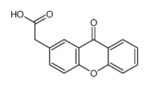 2-(9-oxoxanthen-2-yl)acetic acid Structure