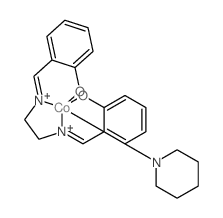 Cobalt,[[2,2'-[1,2-ethanediyldi(nitrilo-kN)]bis[2-pentanonato-kO]](2-)](pyridine)-, (SP-5-32)- (9CI)结构式