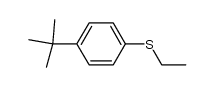 1-ethylsulfanyl-4-(1,1-dimethylethyl)benzene结构式