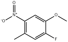 2-Fluoro-4-methyl-5-nitroanisole结构式