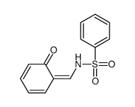 N-[(6-oxocyclohexa-2,4-dien-1-ylidene)methyl]benzenesulfonamide Structure