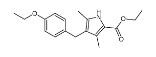 4-(4-Ethoxy-benzyl)-3,5-dimethyl-1H-pyrrole-2-carboxylic acid ethyl ester picture
